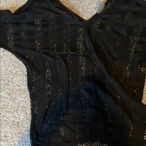 Sheer Black Top